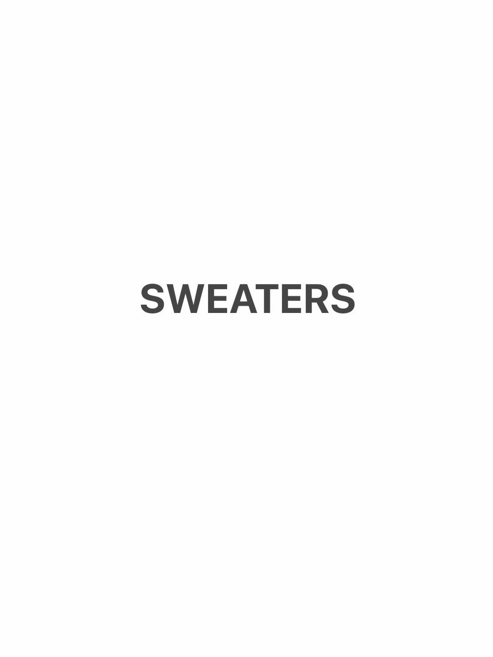 Sweaters